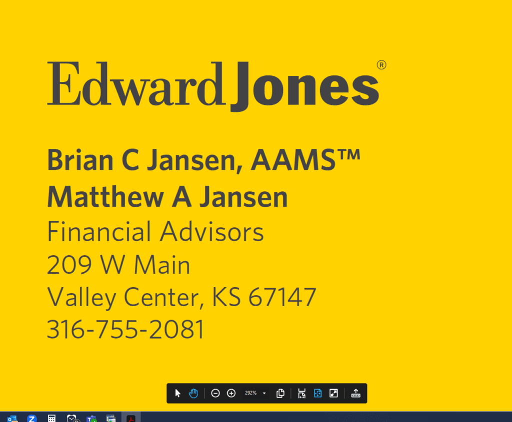 Edward Jones Brian Jansen and Matthew Jansen | Valley Center Chamber of ...